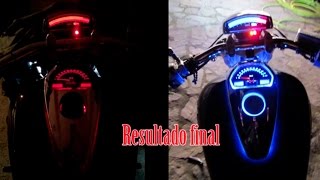 M1800 M109 Cambio iluminacion led Cuentarevoluciones Change led tach light [upl. by Deina296]