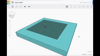 Tinkercad  subtracting through grouping filled and hole shapes [upl. by Tnomed]