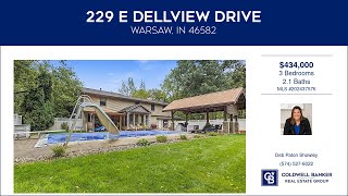 229 E Dellview Drive Warsaw Indiana Homes for Sale  wwwcoldwellhomescom [upl. by Che]