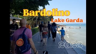 BARDOLINOLAGO DI GARDAITALY 🇮🇹  AUGUST2023  Walking Tour [upl. by Varipapa]