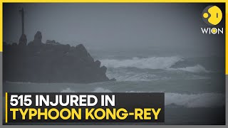 Taiwan Cleans Up After Typhoon KongRey Passes Near Chinese Coast  World News  WION [upl. by Repsag]