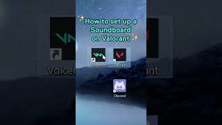 How to Set Up A Soundboard on Valorant Tutorial Shorts [upl. by Adamek]