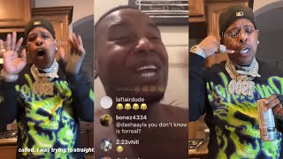 Finesse2tymes CRASHES OUT On HoneyKomb Brazy IG Live [upl. by Drida]