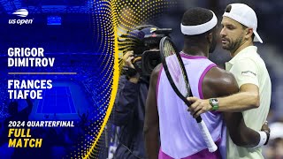 Grigor Dimitrov vs Frances Tiafoe Full Match  2024 US Open Quarterfinal [upl. by Elisabet]