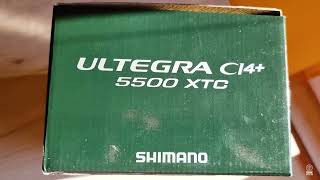 Shimano Ultegra Ci4 5500 XTC Reel Unboxing [upl. by Enilasor]