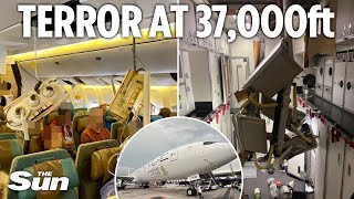 Why terrifying turbulence left 1 dead amp 30 injured on Singapore plane which plunged 7000ft  expert [upl. by Ennadroj]