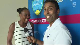 Venus Williams 2019 Cincinnati Second Round Win Tennis Channel Interview [upl. by Dammahum209]