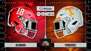 Alabama vs Tennessee Week 8  College Football 25  Full Gameplay [upl. by Winnifred162]