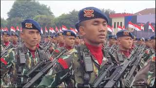 Parade Defile Korps Brigade Mobile BRIMOB di HUT ke78 BRIMOB [upl. by Nereen]