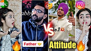 Vabby VS Maninder Mani New Dangerous Attitude Shayari Videos🔥😈 Pakistani Reaction [upl. by Akapol]