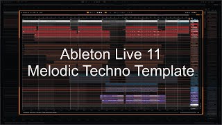 Melodic Techno Ableton Live Template  Nuit [upl. by Amerd]