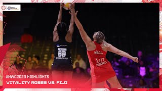 Vitality Roses vs Fiji  Netball World Cup 2023 Highlights [upl. by Leifeste]