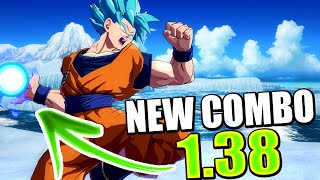 DBFZ new patch 138  New GOKU combo is awesome [upl. by Oiluig]