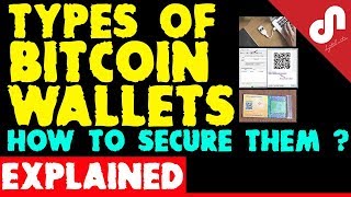 Types of Bitcoin Wallets  How to Secure a Bitcoin Wallet How to Decide  Explained Hindi [upl. by Naaman474]