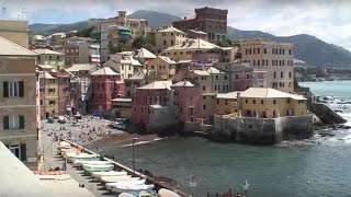 GENUA Genova Italy Sightseeing  Musik PETER THOMAS  Filmkomponist Peter Thomas [upl. by Kensell]