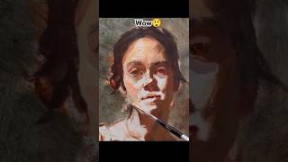 how to paint portrait impasto painting techniques [upl. by Enaek841]