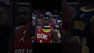 Does Zion Williamson Need a Change 😳 nba podcast shorts [upl. by Eimirej]