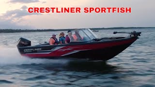 Great Family and Fishing Boat  Crestliner Sportfish [upl. by Etnwahs]