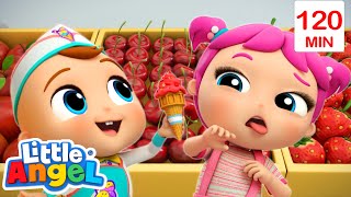 Whats In The Ice Cream  Jills Playtime  Little Angel Kids Songs amp Nursery Rhymes [upl. by Gievlos747]