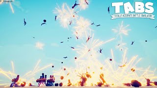 The Best Fireworks in TABS  Totally Accurate Battle Simulator TABS Compilation [upl. by Turtle]