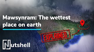 Why is Mawsynram the wettest place on earth  Meghalaya Rains  Nutshell [upl. by Hgieloj946]