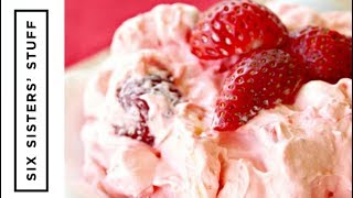 How to Make Strawberry Jello Fluff Salad [upl. by Evot]