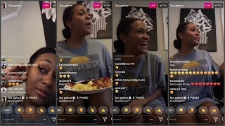 Pregnant Lira Galore on IG Live Before Announcing Pregnancy [upl. by Aleunam]