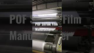 POF Shrink Film Polyolefin Shrink Film Heat Shrink Wrap Plastic Film Production [upl. by Everick]