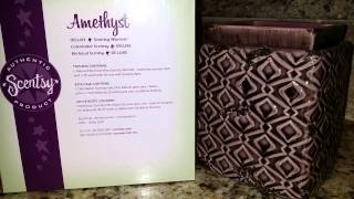 Amethyst Scentsy Warmer Review [upl. by Mame]