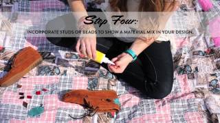 Minnetonka DIY How to Create Bold Embellished Boots [upl. by Esnahc]