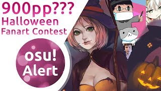 osu Alert ft Poised  Cookiezi Chokes Legendre 900pp osu Halloween Fanart  osu Giveaway [upl. by Paehpos]