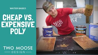 Cheap VS Expensive Polyurethane  Water Based  Woodworking  Top Coat Durability Test [upl. by Holli]