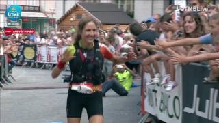 UTMB® 2016  Caroline CHAVEROT winner  Update15  Saturday 1916 [upl. by Petersen]