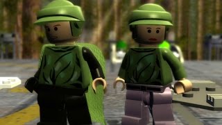 LEGO Star Wars The Complete Saga Walkthrough Part 28  Speeder Showdown Episode VI [upl. by Tolliver]