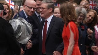 Keir Starmer arrives at Downing Street as new UK prime minister  Raw video [upl. by Dann829]