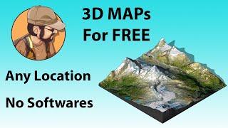 Generate 3D Maps for any location on Earth [upl. by Einahpehs817]