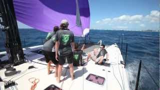 Gunboat Class at St Maarten Heineken Regatta 2013 [upl. by Nollid]