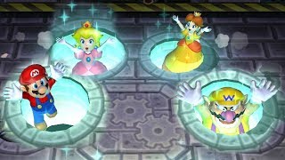 Mario Party 9 Garden Battle  Peach vs Daisy vs Wario vs Mario Cartoons Mee [upl. by Hawkins]