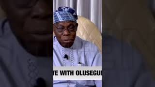 quotIm worried about Nigerian youths They are hungry and frustrated quot  Obasanjo nigeriafirst fyp [upl. by Eedahs]