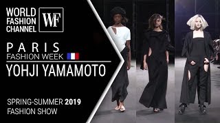 Yohji Yamamoto  Springsummer 2019 Paris fashion week [upl. by Nnylannej]