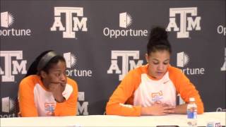 Players Postgame Texas AM [upl. by Lemmor]