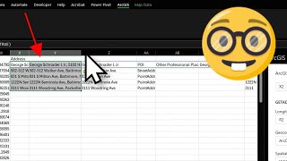 Calculate Address in Excel with ArcGIS for Excel Add In Function Builder [upl. by Hollinger153]