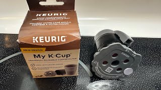 How To Use A Keurig My KCup Universal Reusable Coffee Filter [upl. by Jeana]