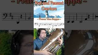 Poet and Peasant Overture Part 1 Intro  Franz Von Suppe tuba brass orchestra [upl. by Stasny]