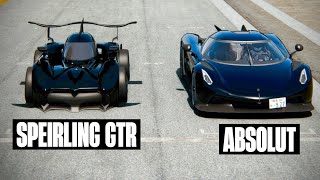 McMurtry Spéirling GTR vs Koenigsegg Jesko Absolut at Special Stage Route X [upl. by Iow]