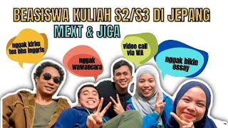 TIPS LOLOS DENGAN MUDAH BEASISWA KULIAH S2S3 DI JEPANG MEXT amp JICA  Dijah Arif [upl. by Sasha26]