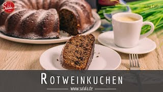 Low Carb Rotweinkuchen Rezept glutenfrei und ohne Zucker [upl. by Lot316]