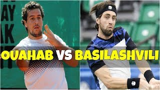 Lamine Ouahab vs Nikoloz Basilashvili  2R Marrakech 2018 Highlights HD [upl. by Merriam19]