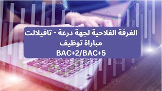 الغرفة الفلاحية لجهة درعة  تافيلالت مباراة توظيف BAC2BAC5 [upl. by Kramnhoj455]