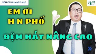 Em Ơi Hà Nội Phố  Hướng Dẫn Đệm Hát Piano  Intro  Hộp Âm Chi Tiết [upl. by Aihsi]